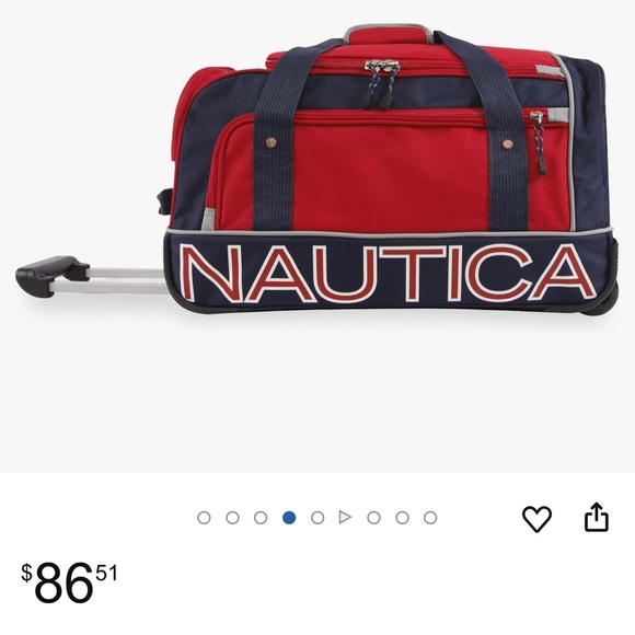 Nautica Red and Navy Men's Bag - Picture 15 of 15